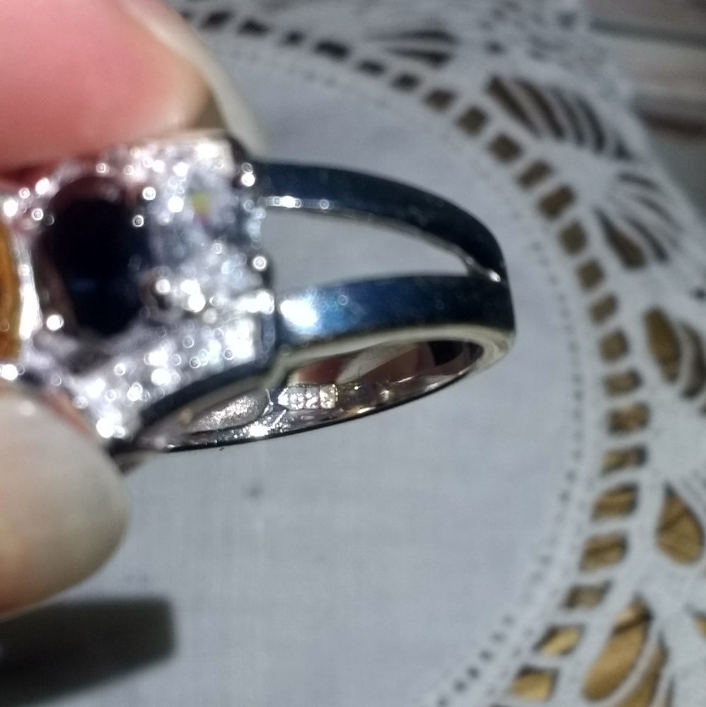 Gorgeous Large Gemstone Ring, 925 - image 3